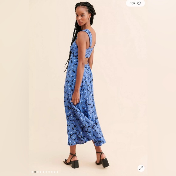 FREE PEOPLE ROSALEE MIDI DRESS - Picture 6 of 10